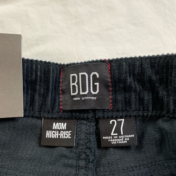 Urban Outfitters Black Corduroy Mom High-rise Pants - Picture 9 of 14